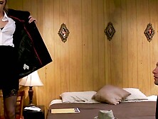 Sultry Seductress Casey Kisses Obliterates DJs Resolve