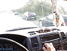 Lewd Hitchhiker LITTLE CAPRICE payed the ride with her cunt