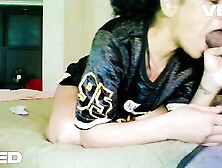 Female In FOOTBALL JERSEY T SHIRT Gagging Oral-sex Deepthroat Slurping and Spitting On The MASSIVE SCHLONG Neighbour