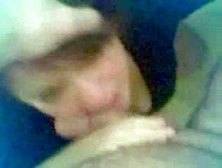 Titfuck with girl on a leash