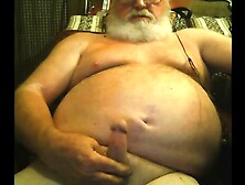 Grandpa Cums On Webcam