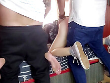 Swapping Out Girlfriends Enjoying Two Pussies At The Same Time