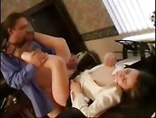 Russian Secretary Fucked In Office