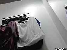 Sexy Lingerie Milf Changing On The Voyeur Dressing Room Cam