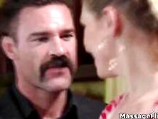 Big Tit Masseuses Handling Porn Mustache's Dick