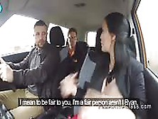 Student And Instructor Bangs Examiner