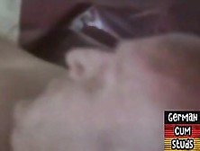 German Amateur Cum Stud Facialized In Cocksucking 3Some