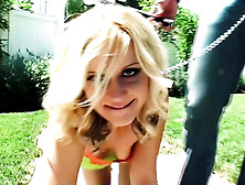 Aaralyn Barra Stuffs Her Mouth with Multiple Cocks in Wild Gangbang
