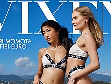 Vixen featuring Fibi Euro and Emiri Momota's big ass movie
