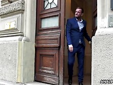 Lalin Girl cleaning lady fucked into ass by large cocked home owner