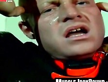 MuscleJockBound. com - Dire Callahan torments sub's cock and balls
