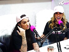 Flavia Oliver Performs Oral Sex On Natasha Steffens During The Recording Of The California Podcast