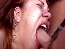 Busty Cumslut Takes Care Of Few Dicks - Big tits