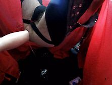 Deep ass sex fisting in the swing