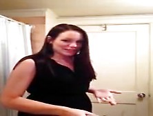 Amateur Lady Tries The Milk Challenge..