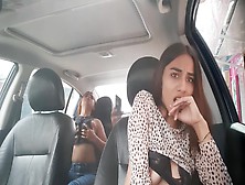 My Boyfriend Records Us With My Friend Using Lovense In His Car