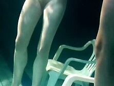 Mihalkova And Siskina Are Filmed Underwater While Swimming Around Naked