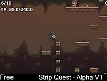 Disrobe Quest - Alpha V1 (free game itchio) Adventure,  Platformer,  Role Playing