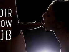 EXCITING Noir Bj with GIANT Oral Cream Pie