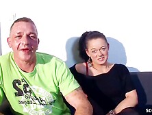 Cuckold Hubby Join into First MMF Threesome with own German