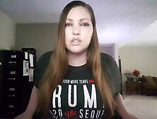 MAGA Goddess Tells Niggers To Vote Trump