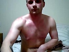 Str8 Big Dick Blonde Horny N High On Webcam