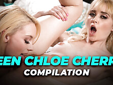 Horny Teen Chloe Fucks Her Besties Compilation! Rough Fingering,  Scissoring,  3-Way,  & More!