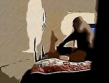 Black bull pile drives my pussy