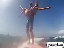 Super Sexy Badass Babes Water Surfing