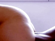 Buxom masseuse provides the black client and his BBC with an oral treatment