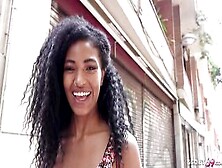 German Scout - Petite But Long Natural Boobies Hispanic Black