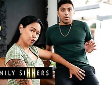FAMILY SINNERS - Gorgeous MILF Dana Vespoli Teaches Stepson Max Fills How To Fuck Better And Rougher