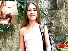 Cute Teen Talk to Eye Rolling Orgasm Fuck at Pick Up Casting