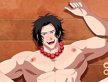 Ace and Gray, 2 buddies frotting their dongs