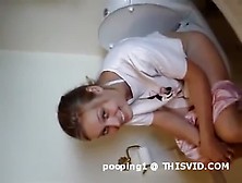 Wife Shitting In Toilet