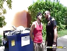 Gay Cops Make Thug Take Loaded Cocks