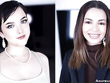 Jade Valentine & Bella Luna Provide Oral Pleasures