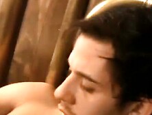 My best mate Larry and Nikki are competing over my throbbing cock sucking it in turns