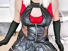 TS Female-dominant Rubbing Her Weenie Throughout Pants – Smutty JOI