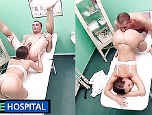 Fake Hospital - Sexy physio NURSE performs RIMJOB and gets rimmed herself in return