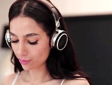 Wearing just a bra and ass shorts set, Kama Oxi is an absolute stunner. The hotblooded Euro beauty is ready to create the volupt