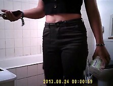bathroom hidden cam