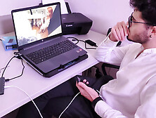 A Policeman Catches Me Trying to Steal in the Store,  Searched and Fucked in the Office (amateur Ita)