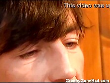 Granny Got Her Bushy Old Butt Anal Drilled