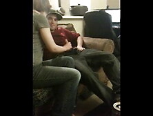 Amateur Girl in glasses gets two facials