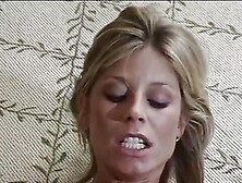 Blonde whore loves sucking every inch of a big cock before getting fucked