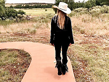 Ride 'Em Cowboy Mounts Cute Dirty Cowgirl Cheetah Adora Doggy Style Bj Deep Throat