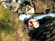 Beach Voyeur. They were thinking it is a secluded place for a quick fuck