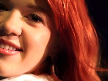 TUSHYRAW Fun-sized babe Ariel takes gigantic penis into small booty