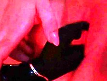 Chubby Teen Cums using her Black Rabbit for the first Time